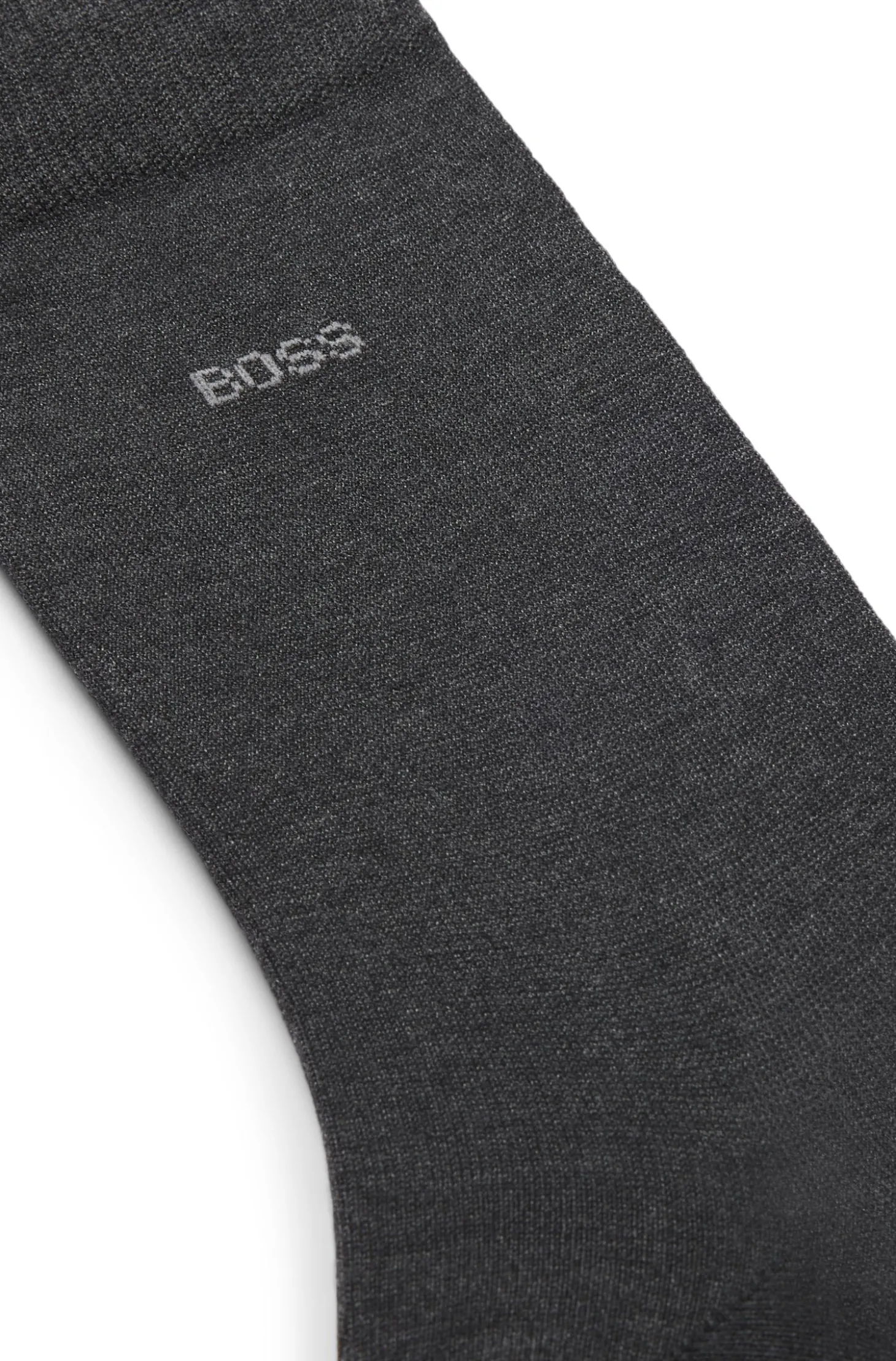 Mittelhohe Logo-Socken aus ägyptischer Baumwolle mit merzerisiertem Finish