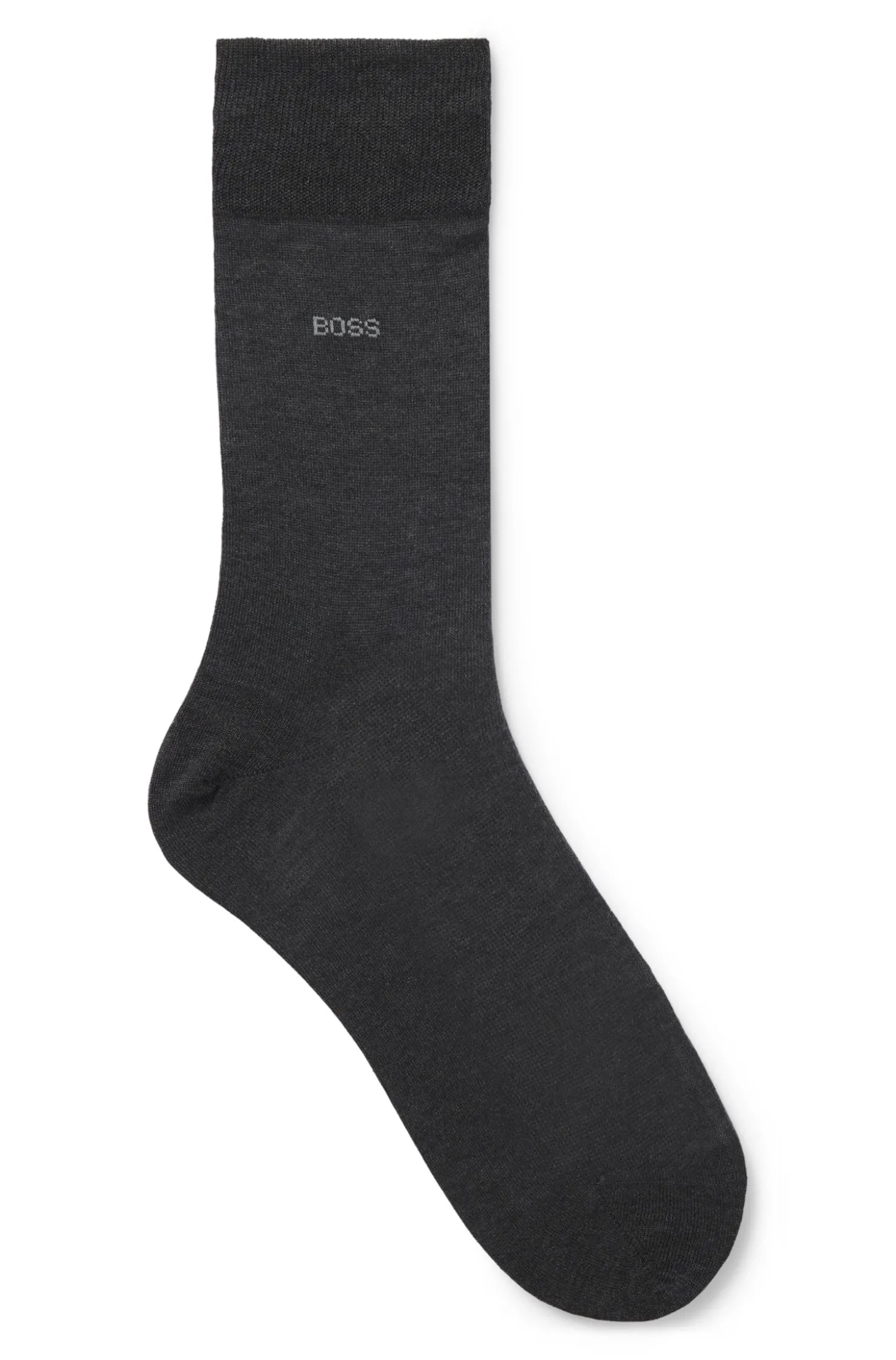 Mittelhohe Logo-Socken aus ägyptischer Baumwolle mit merzerisiertem Finish