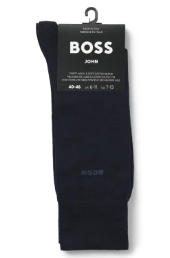 Mittelhohe Logo-Socken aus Woll-Mix