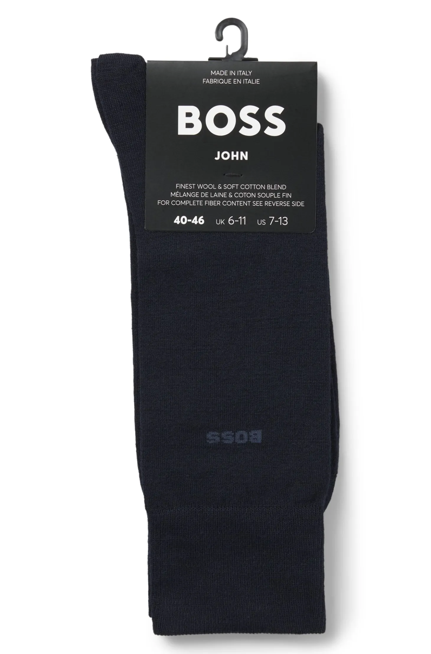Mittelhohe Logo-Socken aus Woll-Mix