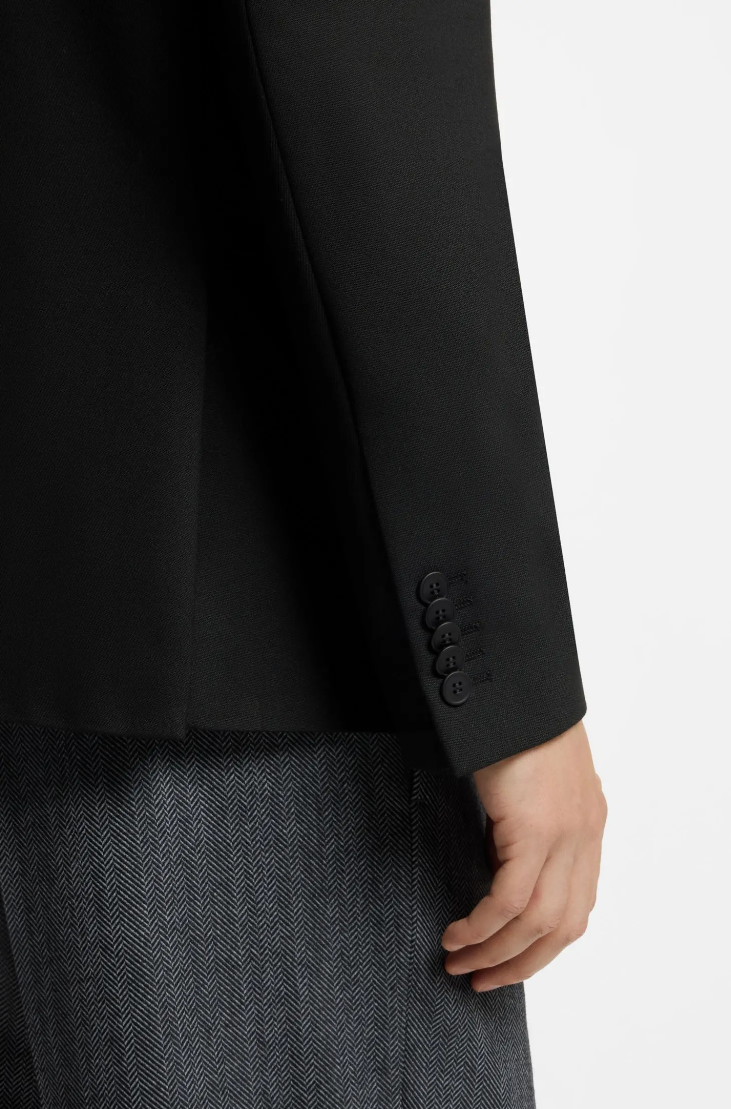 Modern-Fit Blazer aus Performance-Stretch-Twill