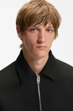 Modern-Fit Blazer aus Performance-Stretch-Canvas
