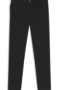 Modern-Fit Hose aus Baumwoll-Mix mit Twill-Struktur