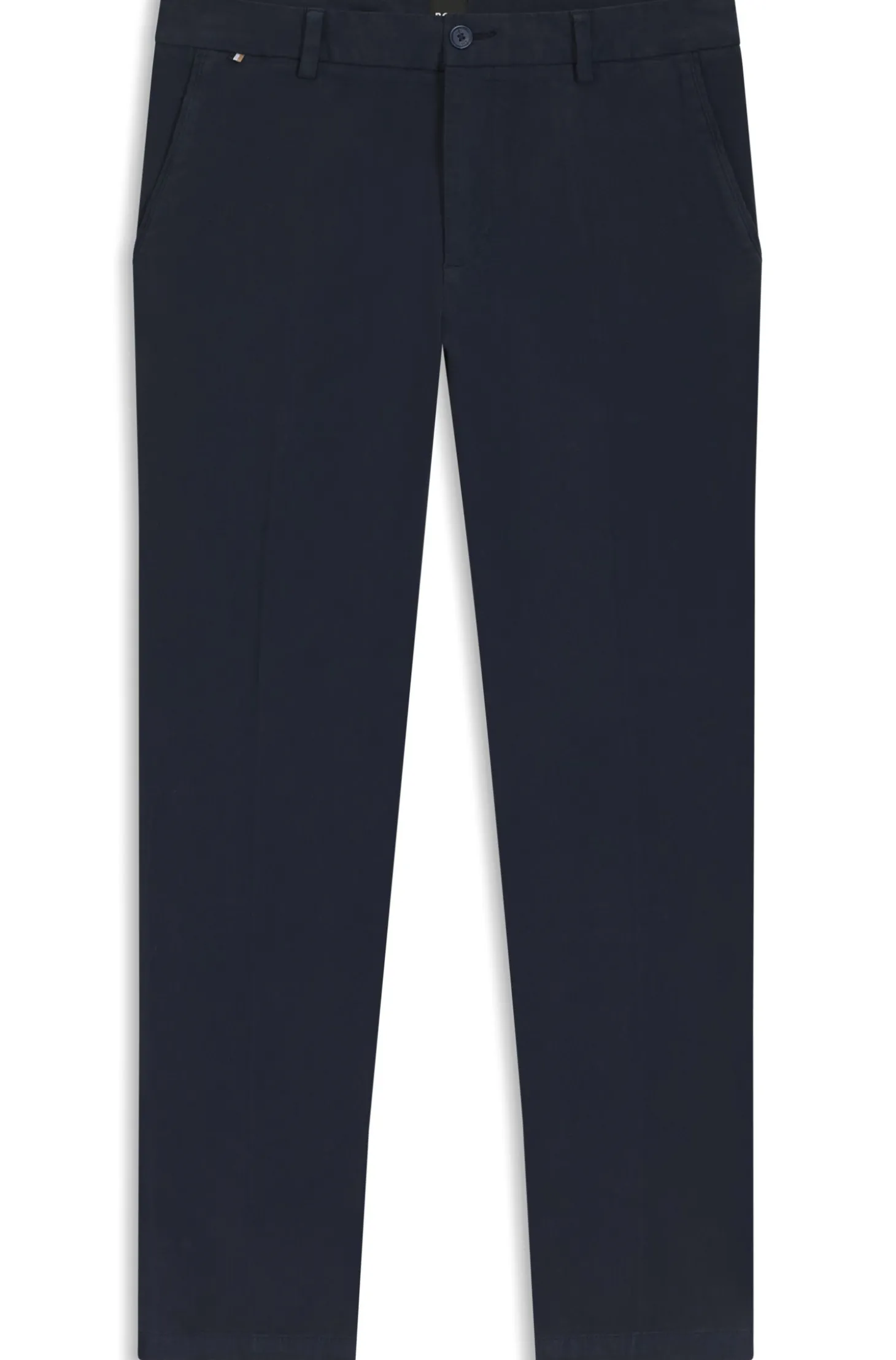 Modern-Fit Hose aus elastischer Baumwoll-Gabardine