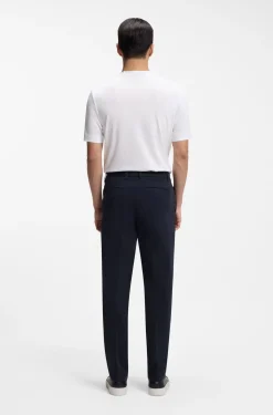 Modern-Fit Hose aus elastischer Baumwoll-Gabardine