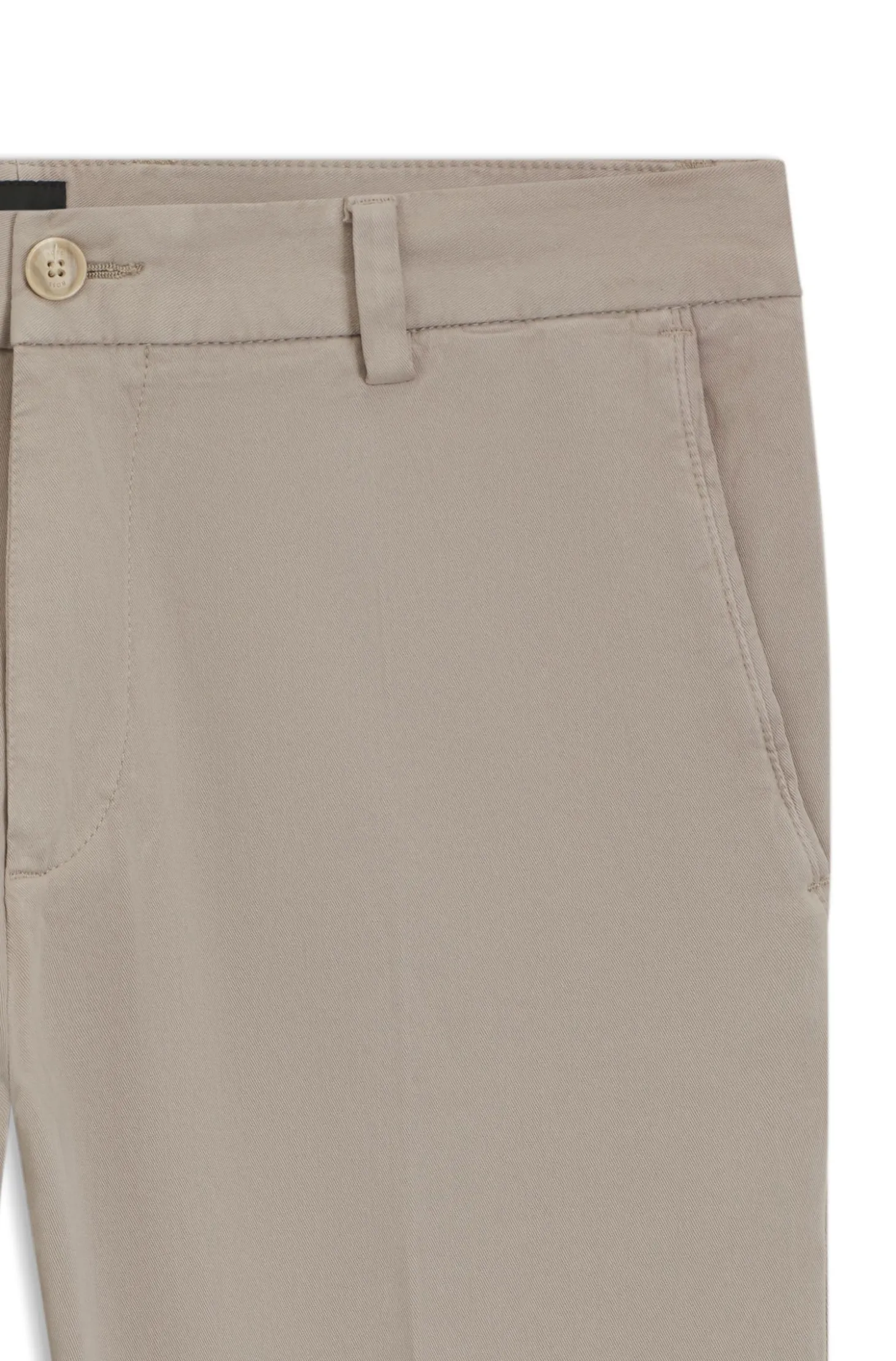 Modern-Fit Hose aus elastischer Baumwoll-Gabardine