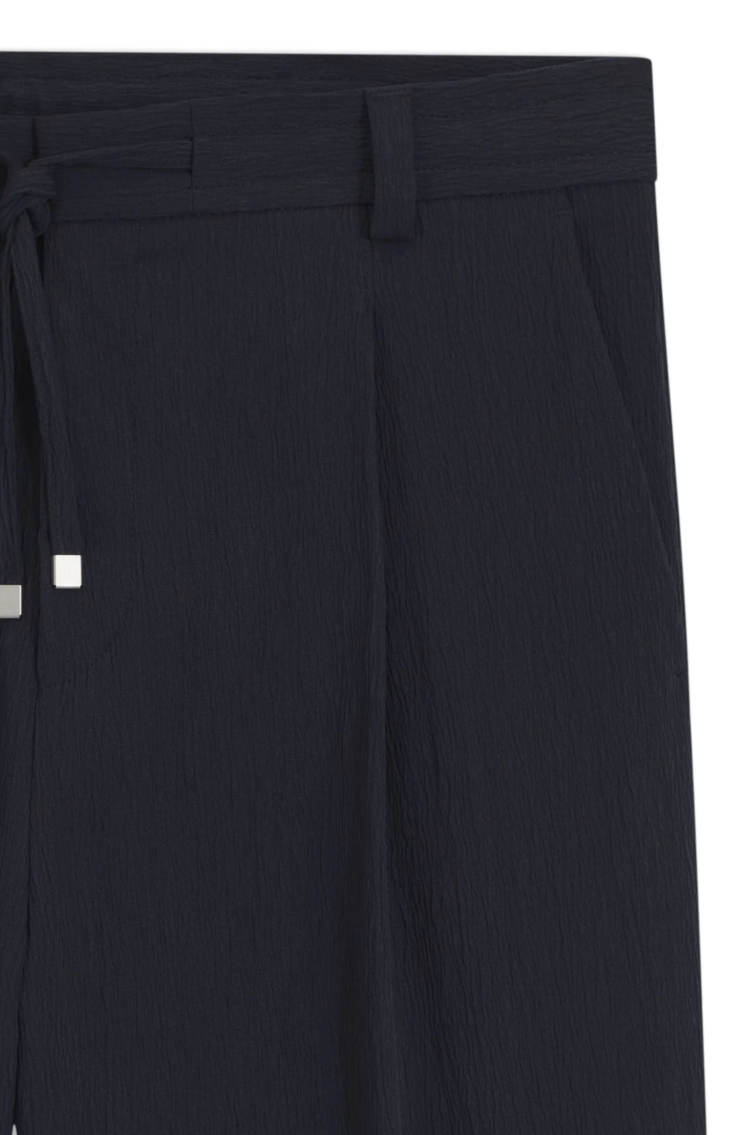 Modern-Fit Hose aus funktionalem Stretch-Seersucker