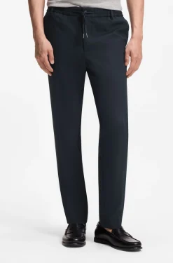 Modern-Fit Hose aus Stretch-Twill