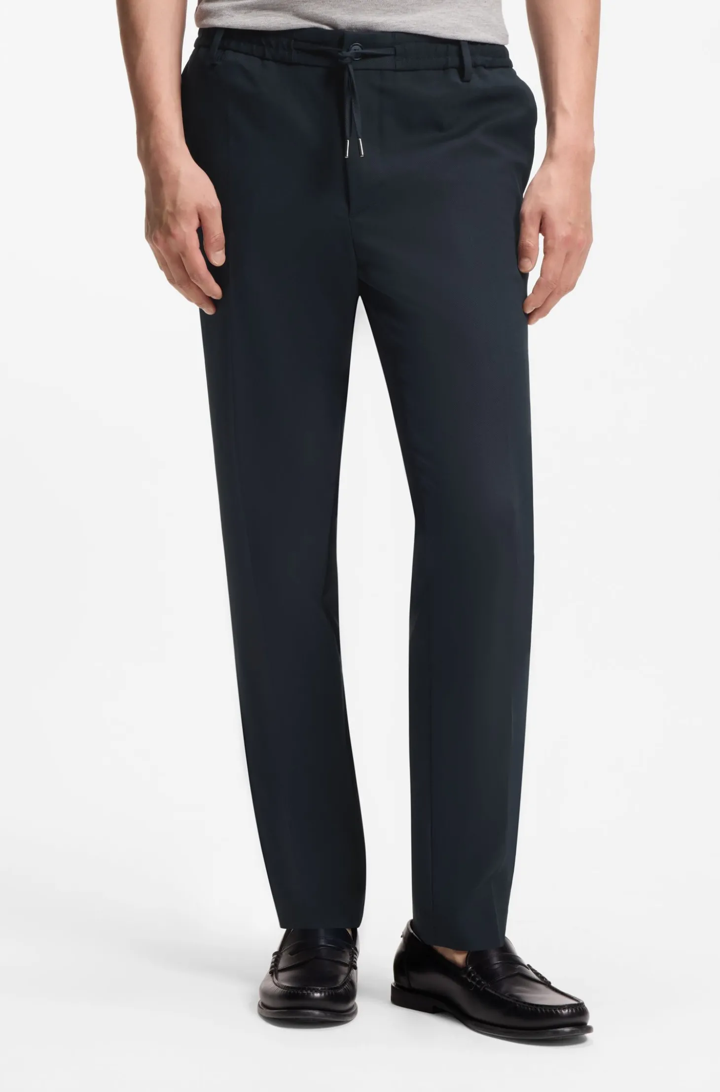 Modern-Fit Hose aus Stretch-Twill