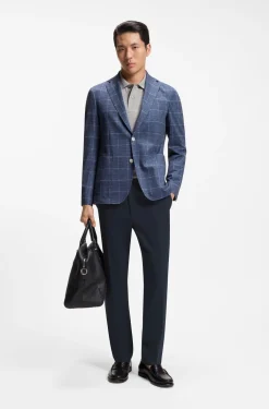 Modern-Fit Hose aus Stretch-Twill