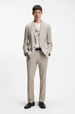 Modern-Fit Hose aus Stretch-Twill