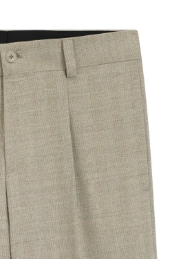 Modern-Fit Hose mit Fischgrät-Webstruktur