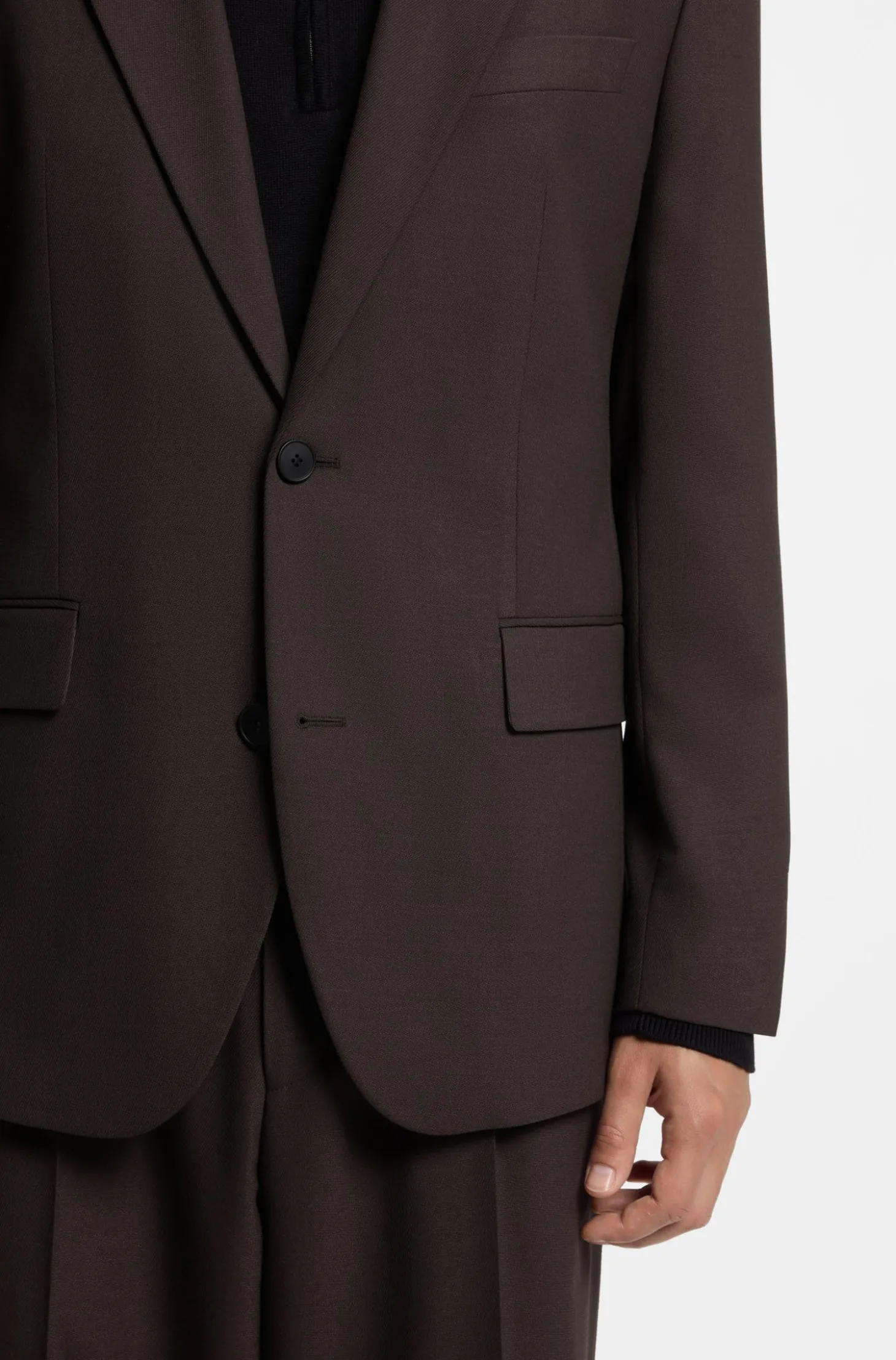 Modern-Fit Sakko aus Performance-Stretch-Twill
