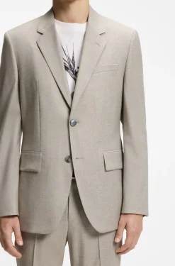 Modern-Fit Sakko aus Stretch-Twill