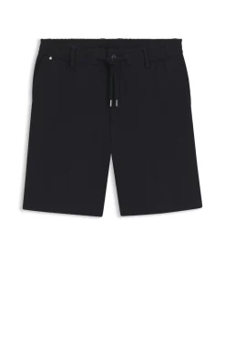 Modern-Fit Shorts aus Leinen-Mix