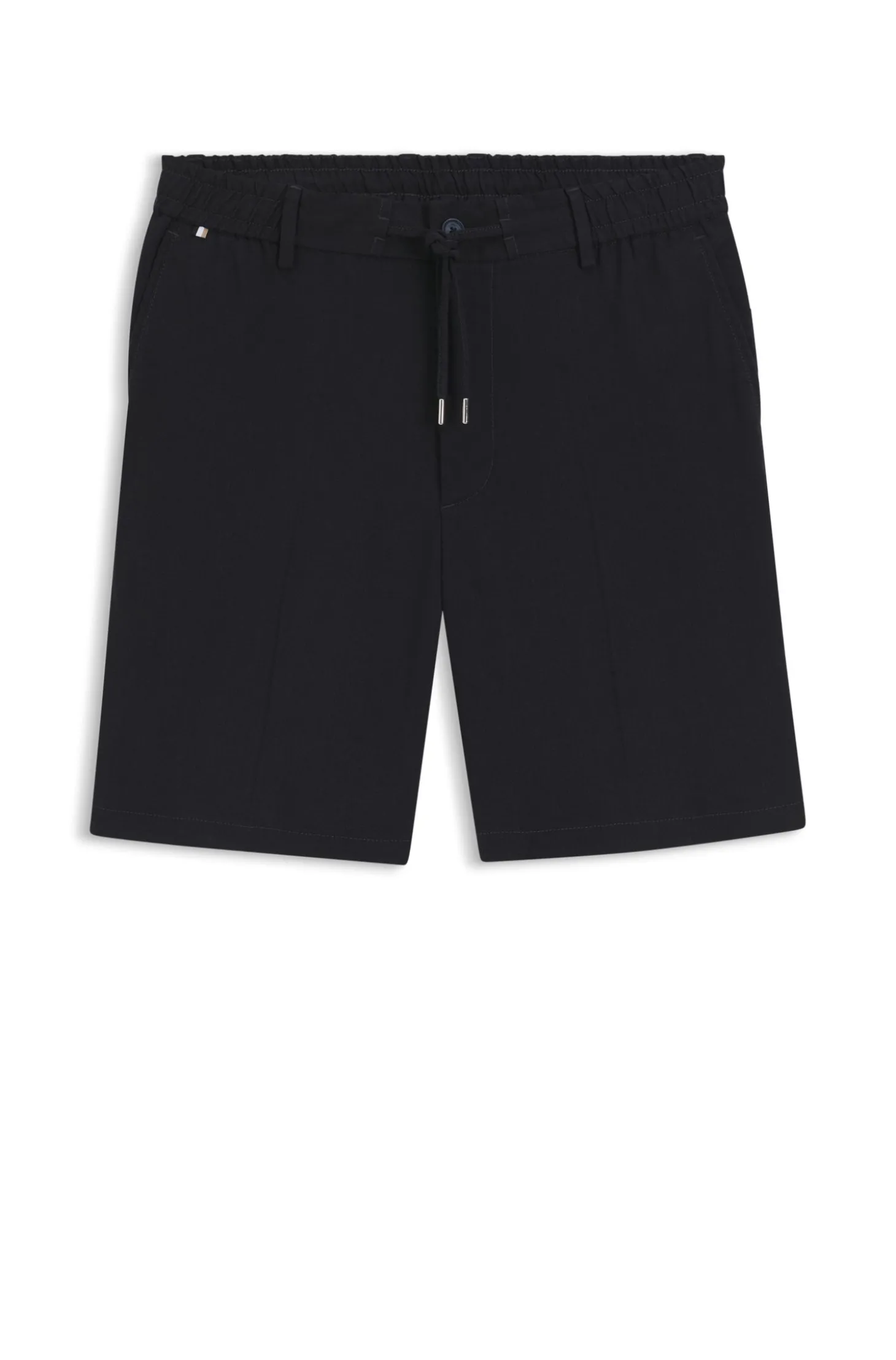 Modern-Fit Shorts aus Leinen-Mix