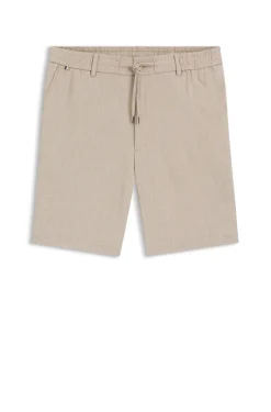 Modern-Fit Shorts aus Leinen-Mix