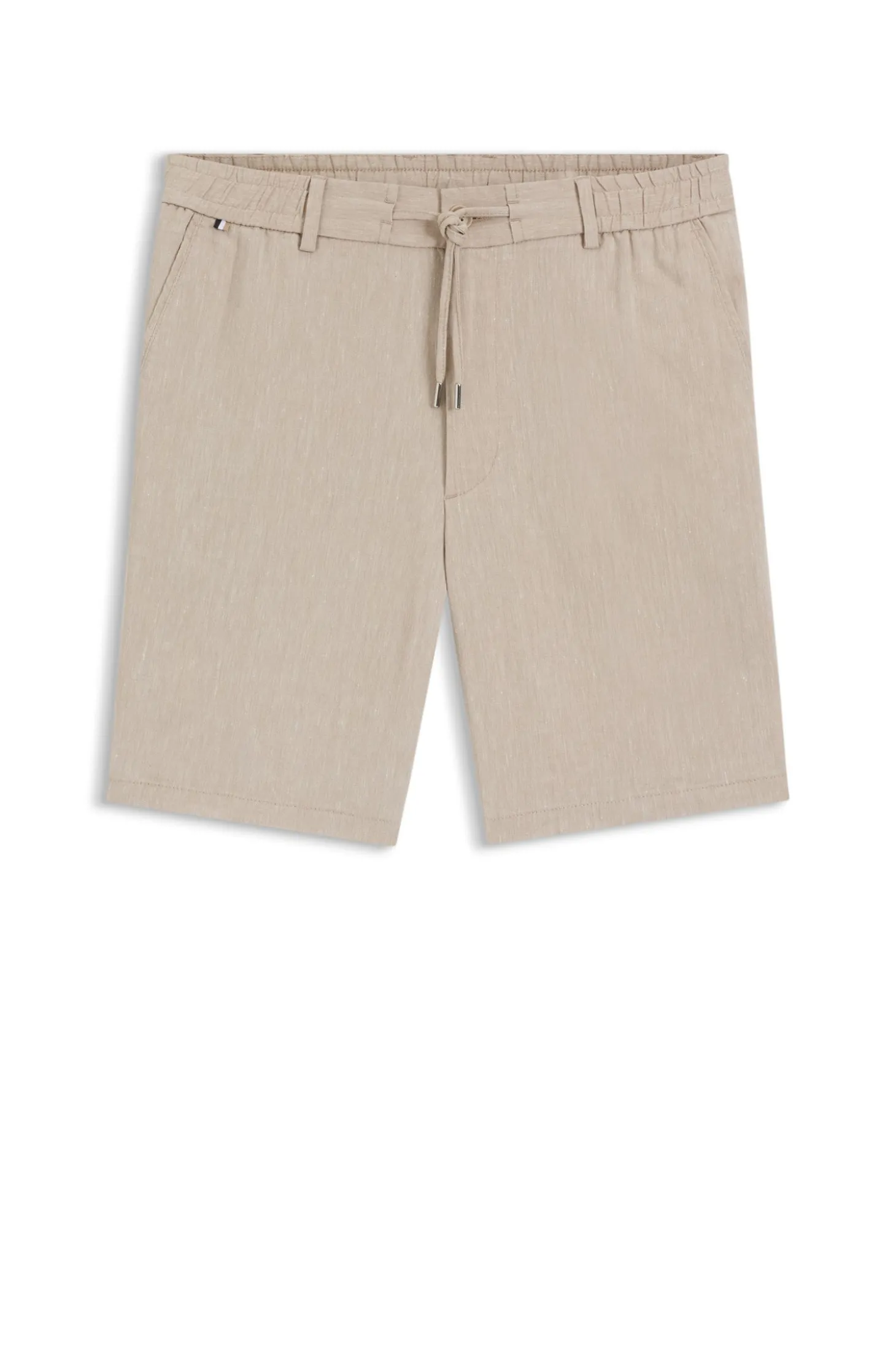 Modern-Fit Shorts aus Leinen-Mix