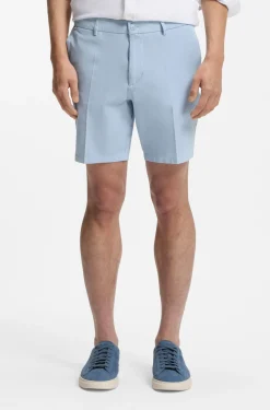Modern-Fit Shorts aus Stretch-Baumwolle