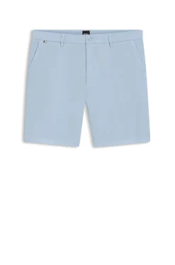 Modern-Fit Shorts aus Stretch-Baumwolle