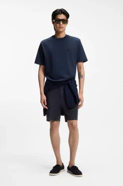 Modern-Fit Shorts aus Stretch-Baumwolle