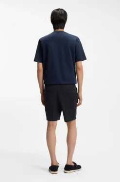 Modern-Fit Shorts aus Stretch-Baumwolle
