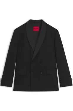 Modern-Fit Smoking-Jacke mit Schalkragen