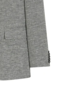 Modern-Fit Zweiteiler aus Sharkskin-Gewebe