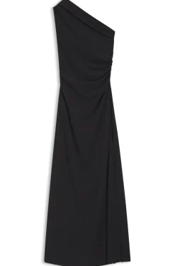 One-Shoulder-Kleid aus Stretch-Gewebe