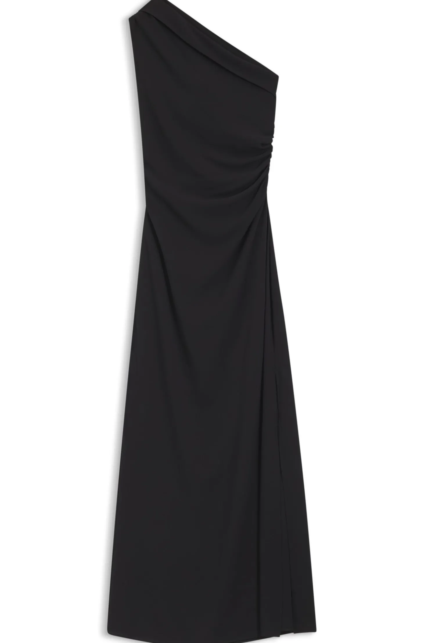One-Shoulder-Kleid aus Stretch-Gewebe