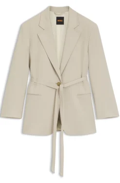 Oversized Blazer mit Gürtel