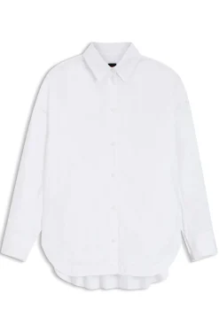 Oversized Bluse aus Baumwoll-Popeline