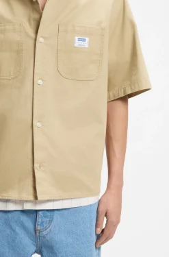 Oversized-Fit Hemd aus strukturierter Baumwolle mit aufgesetzten Taschen