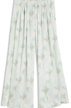 Oversized-Fit Hose mit weitem Bein und Blumenprint
