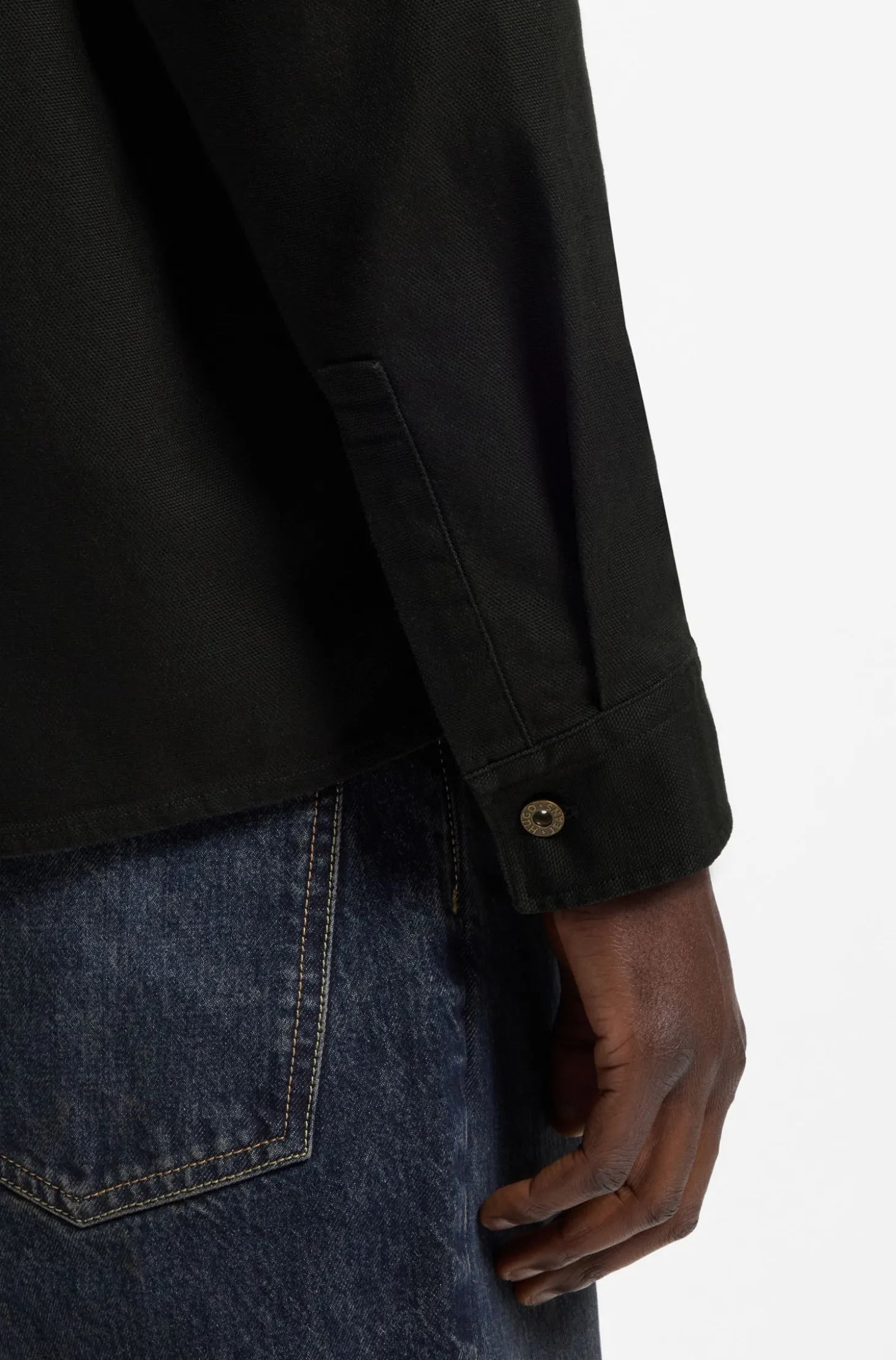 Oversized-Fit Overshirt aus Stretch-Baumwoll-Canvas