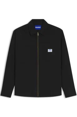 Oversized-Fit Overshirt aus Stretch-Baumwoll-Canvas