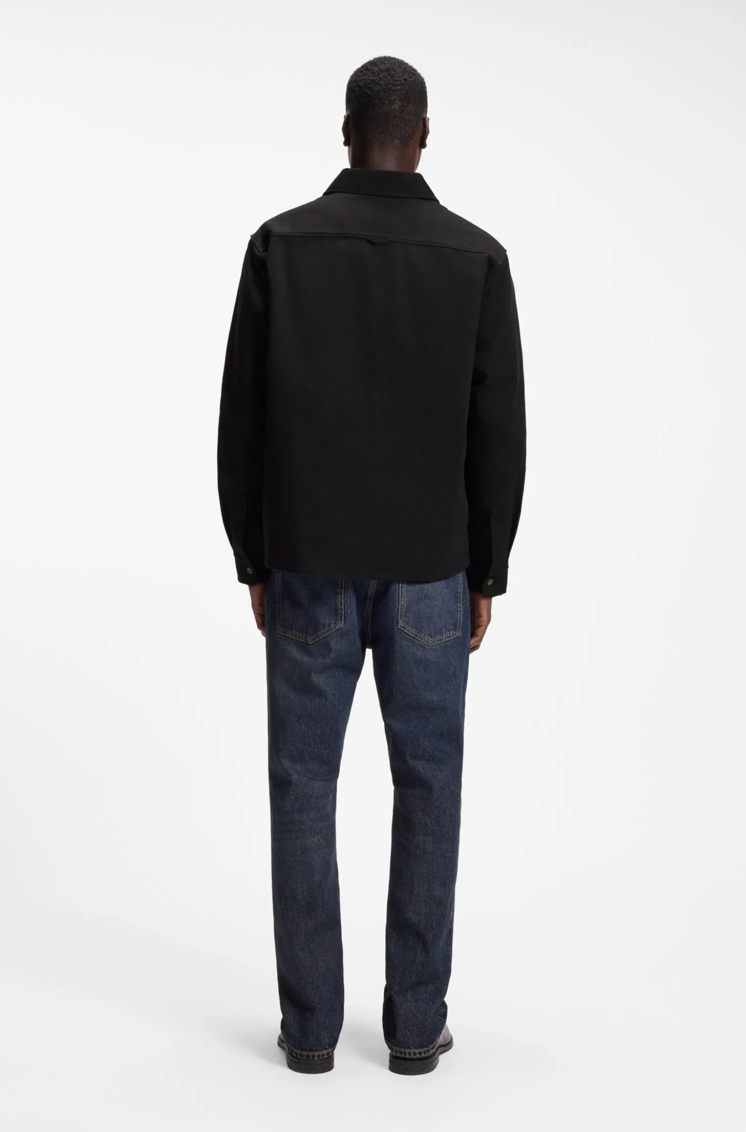 Oversized-Fit Overshirt aus Stretch-Baumwoll-Canvas