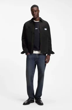 Oversized-Fit Overshirt aus Stretch-Baumwoll-Canvas