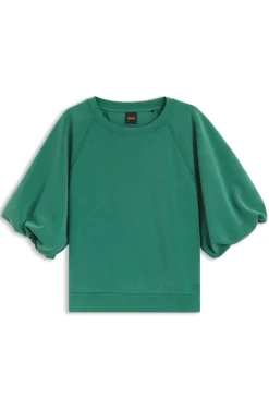 Oversized-Fit Sweatshirt mit kurzen Ballonärmeln