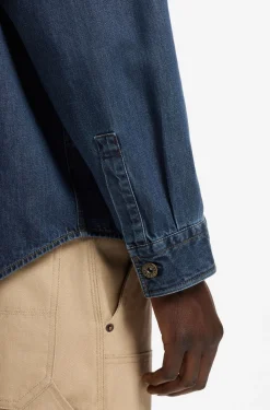 Oversized Hemd aus Baumwoll-Denim