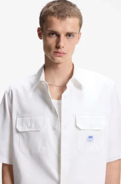 Oversized Hemd aus Baumwoll-Twill