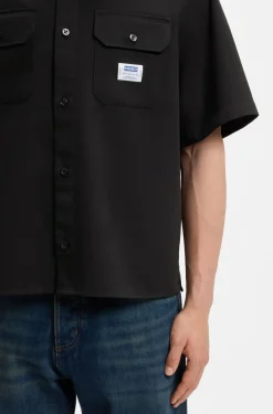 Oversized Hemd aus Baumwoll-Twill