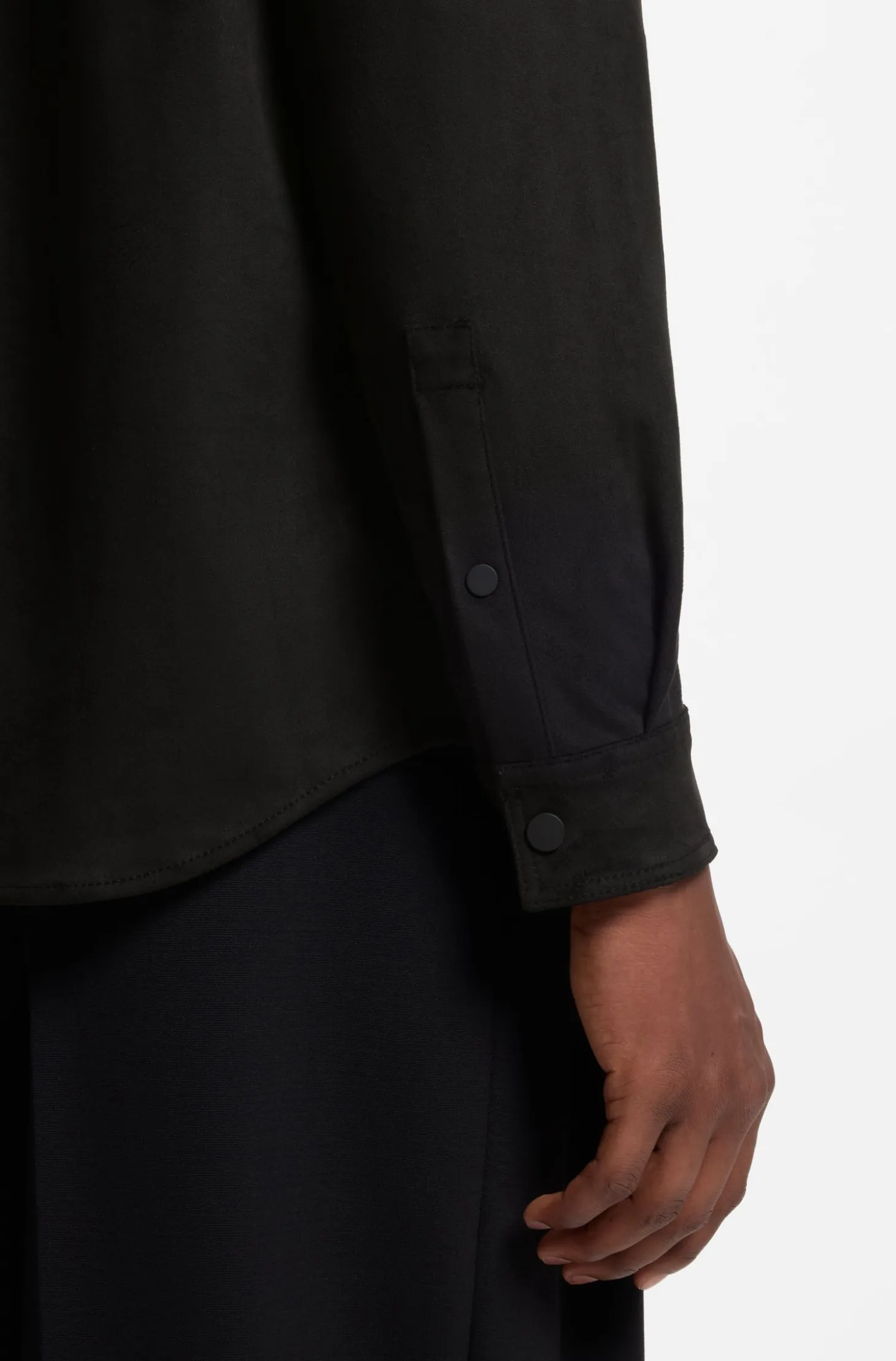 Oversized Hemd mit Logo-Stickerei