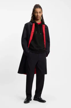 Oversized Hoodie aus Baumwoll-Terry mit Grafik-Print