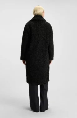 Oversized Mantel aus Kunstfell