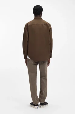 Oversized Overshirt aus Baumwoll-Canvas
