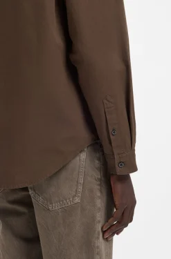 Oversized Overshirt aus Baumwoll-Canvas