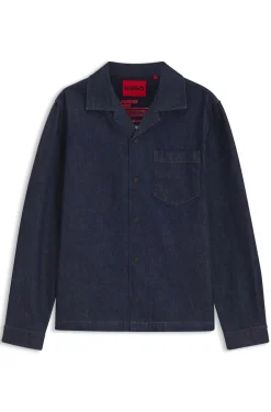 Oversized Overshirt aus festem japanischem Denim