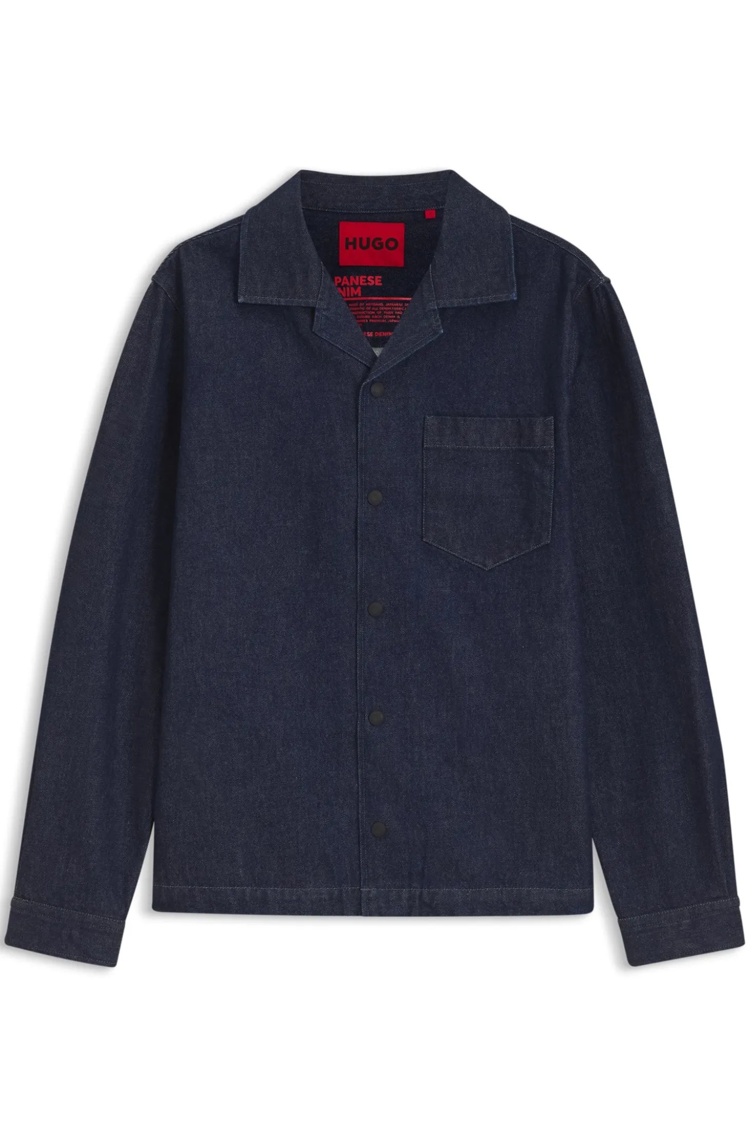 Oversized Overshirt aus festem japanischem Denim