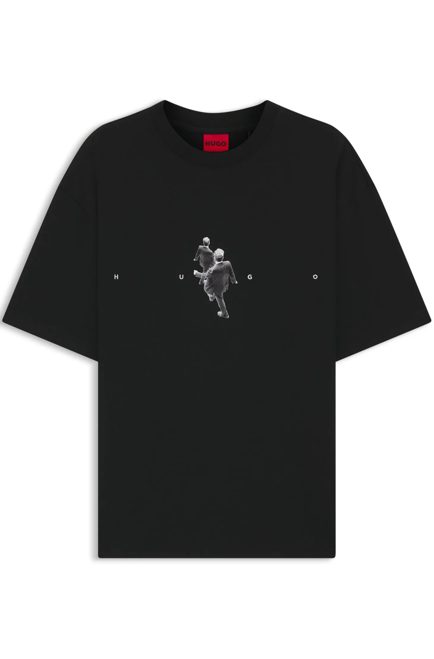 Oversized T-Shirt aus Baumwoll-Jersey mit grafischem Artwork